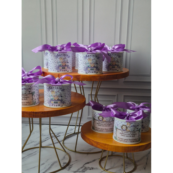 Kit Tubolatas Personalizadas 5x6 Lembrancinha - Qualquer Tema Maternidade, Aniversário, Chá de Bebê
