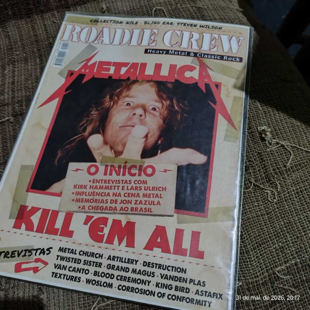 Revista Roadie Crew nr 210 Especial: Metallica. (lacrado) Ano 2017