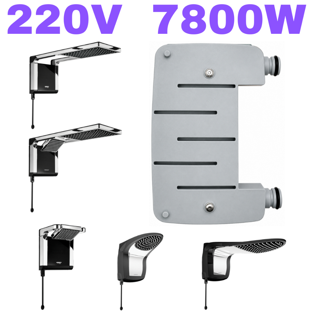 Resistência Acqua Ultra Storm Duo Wave Star Jet Chuveiro Lorenzetti 220v 7800w Pratimix