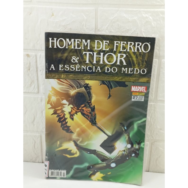 Homem de Ferro & Thor - A Essência do Medo - Número 27 - HQ - 965