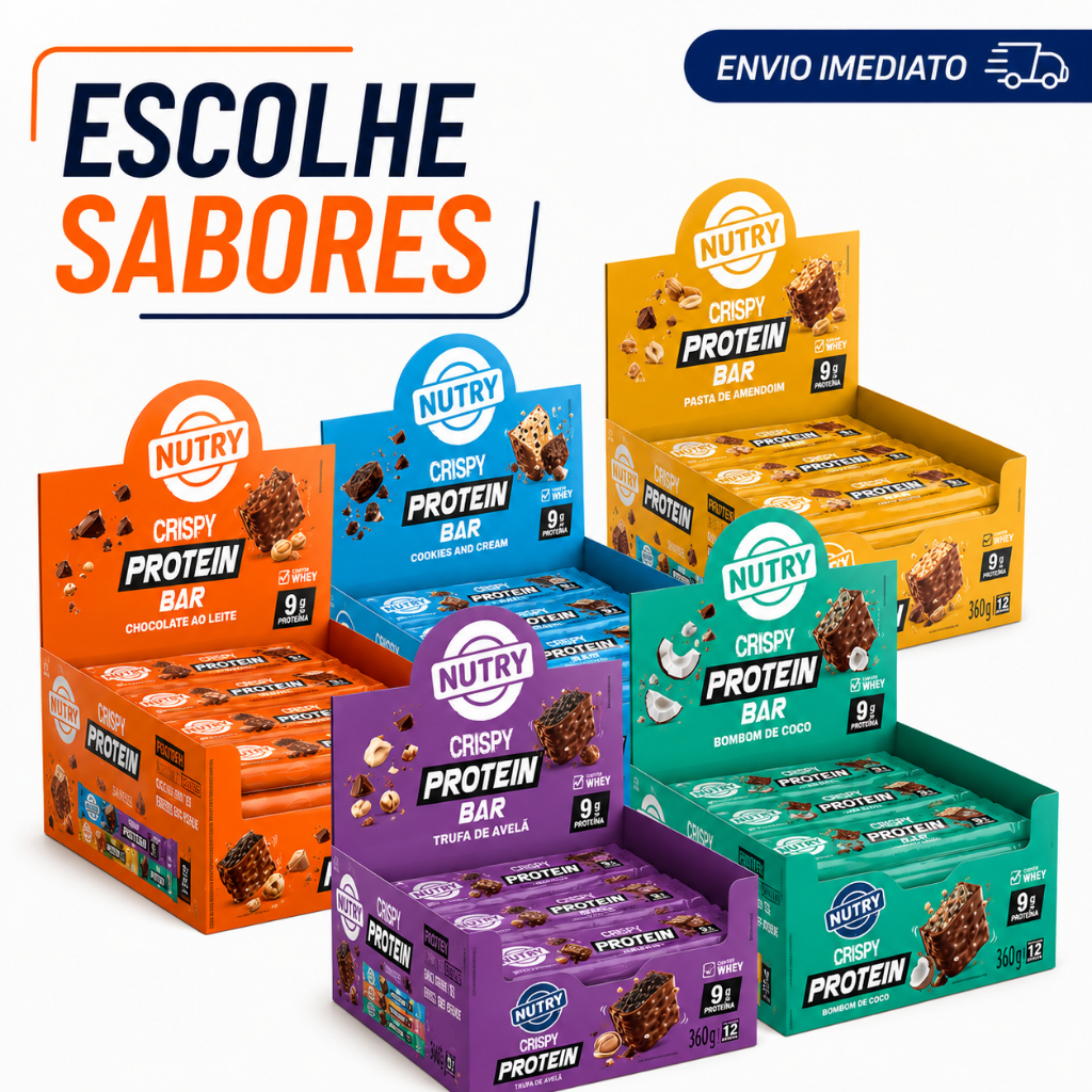 Barra de Proteína Whey Nutry Crispy