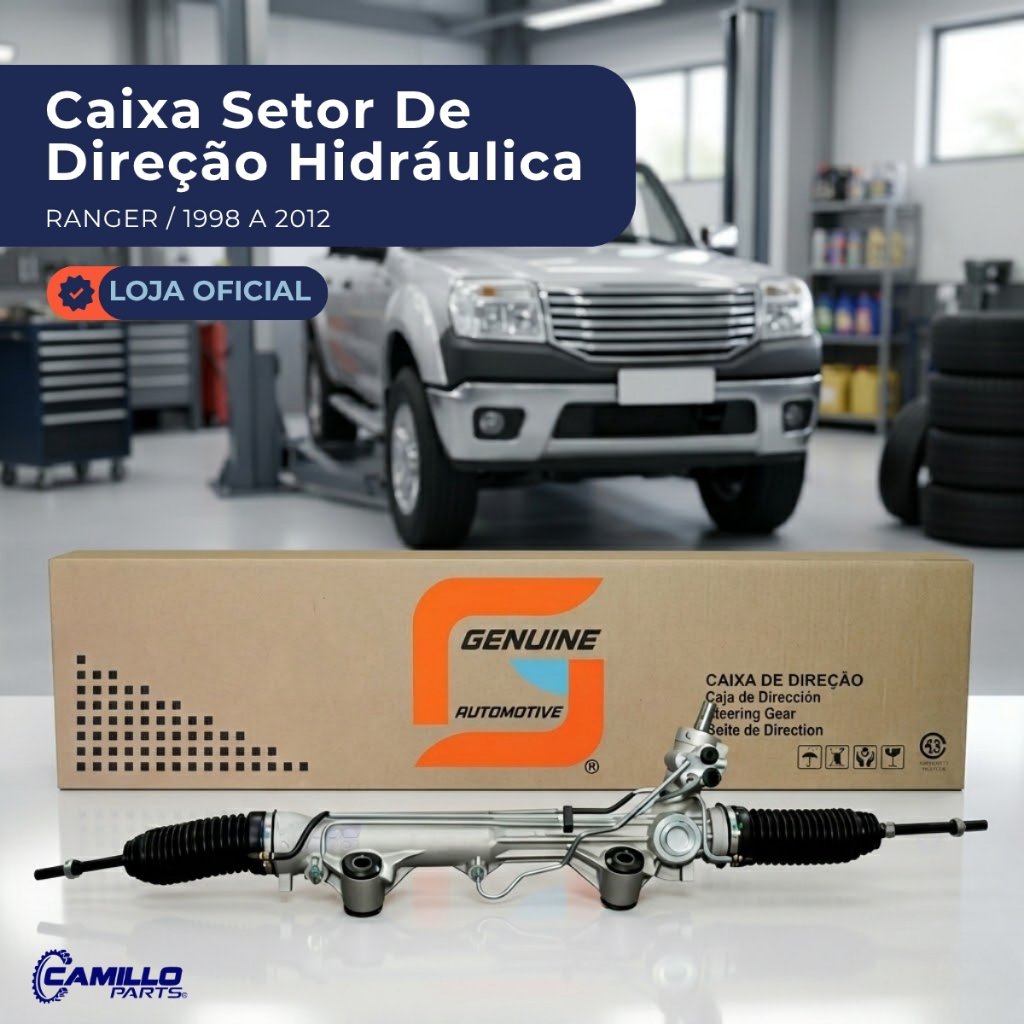 Caixa Direção Hidráulica Ford Ranger 2.5 2.8 3.0 1998 A 2012 Genuine Automotive