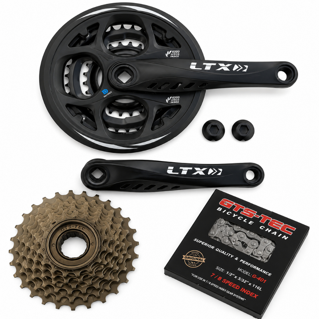 PE DE VELA LTX TIPO SHIMANO COM EIXO CENTRAL E ROLAMENTOS GTS