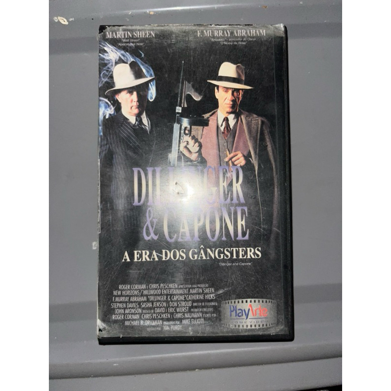 Fita Cassete Vhs Filme Dillinger e Capone! Original Legendado!