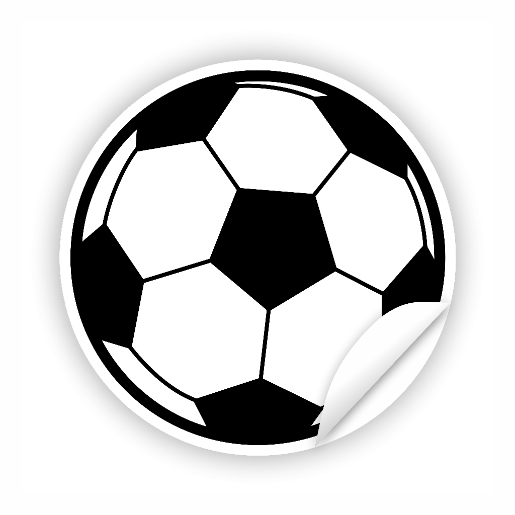 Kit Etiqueta Adesivo Bola De Futebol Rumo ao Hexa Copa do Mundo 2026 4x4cm Autoadesivo Vinil