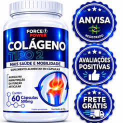 Colágeno Tipo 2 Não Hidrolisado Articulações Artrose Cartilagem Tendões Ossos Joelhos Artrite
