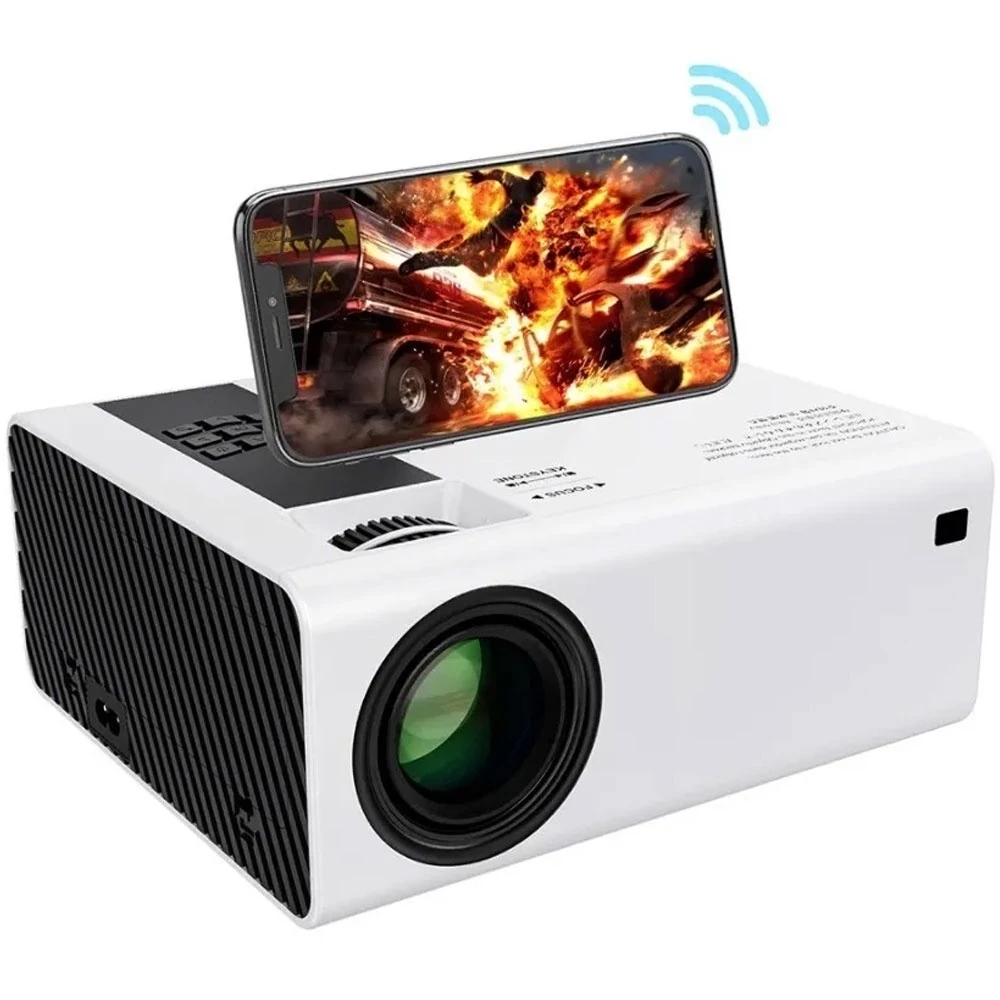 Projetor Led Y6 Wifi 200 Polegadas 3000 Luméns Hdmi Bivolt copa do Brasil 2026