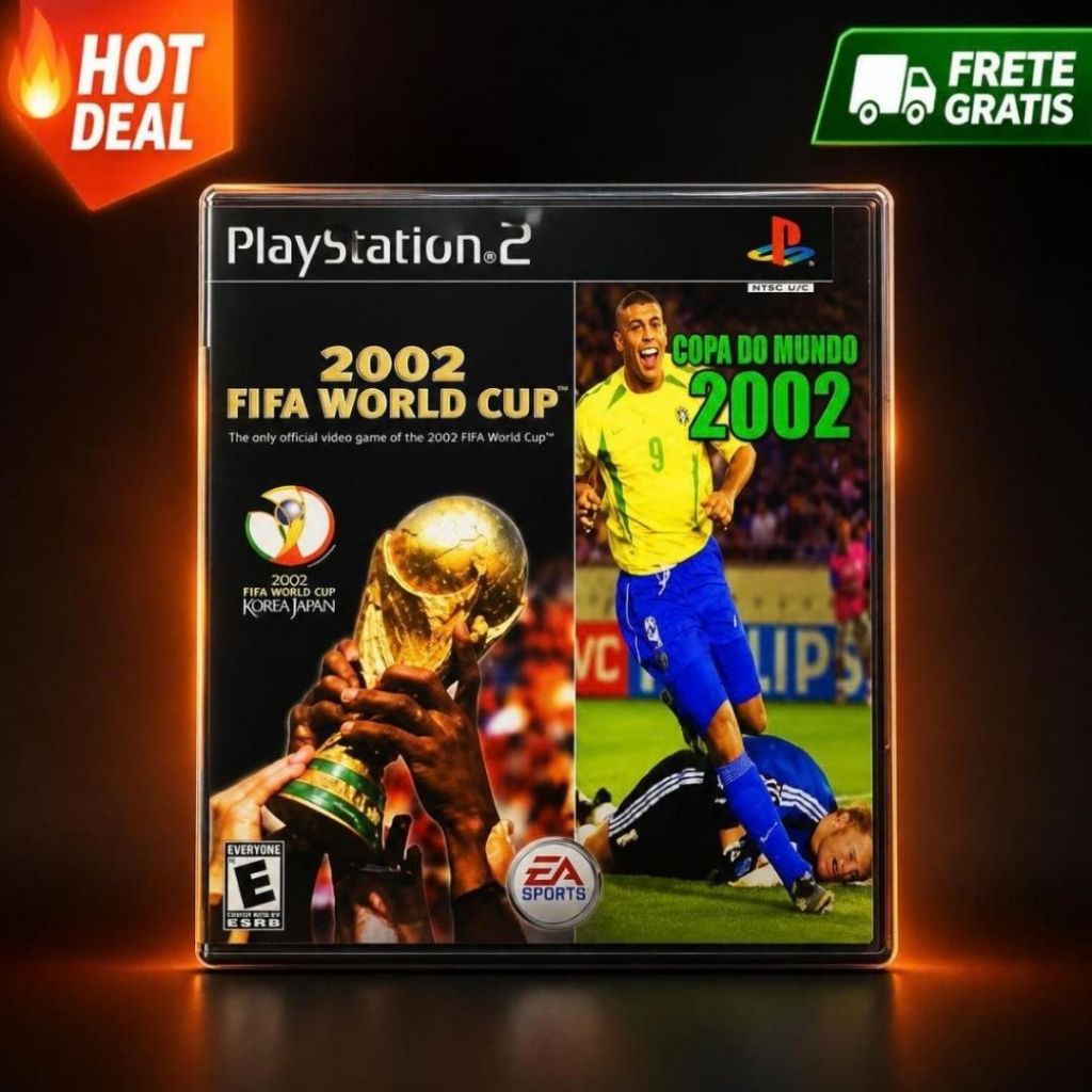 Jogo Copa Do Mundo 2002 PS2 Playstation 2 Fifa World Cup Mídia Física