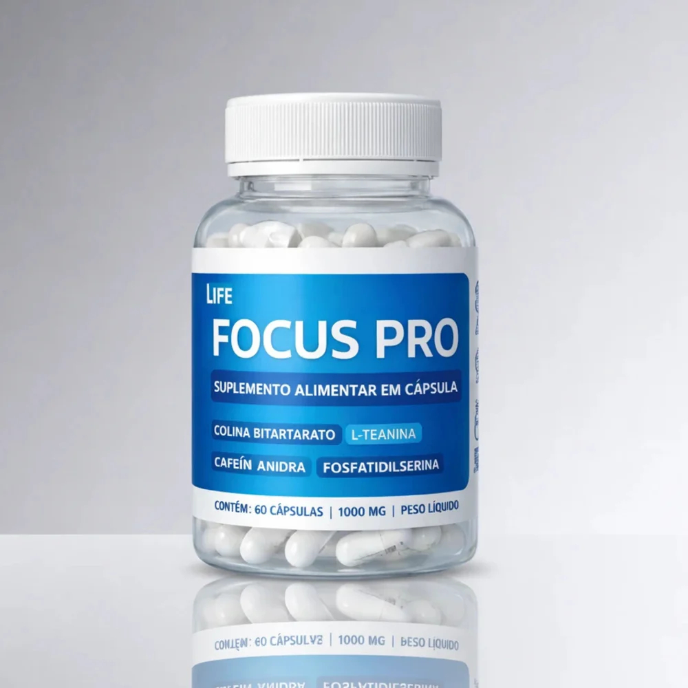 Focus Pro | Suplemento Funcional para Foco, Clareza Mental e Energia Cognitiva Estável