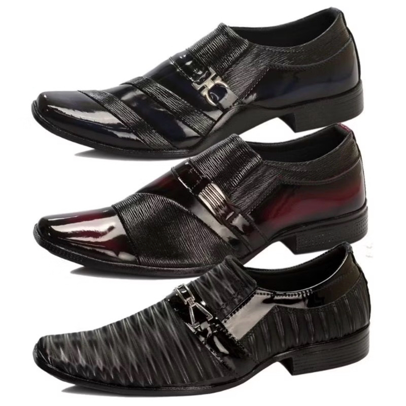 kit de 3 Pares de sapato social italiano 3D 2022