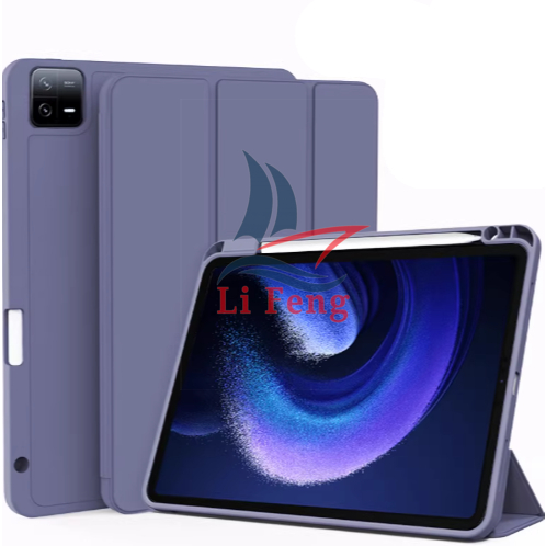 Capa Protetora Silicone TPU Para Xiaomi Pad 7/7 Pro/ Xiaomi 8 (2024-2026) 11" Com Suporte Caneta E Função Sleep