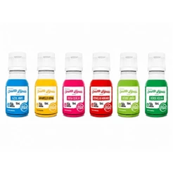 Kit 6 Corantes Líquidos Alimentícios 10ml Mix | Escolha as Cores | Confeitaria Bolo Chantininho