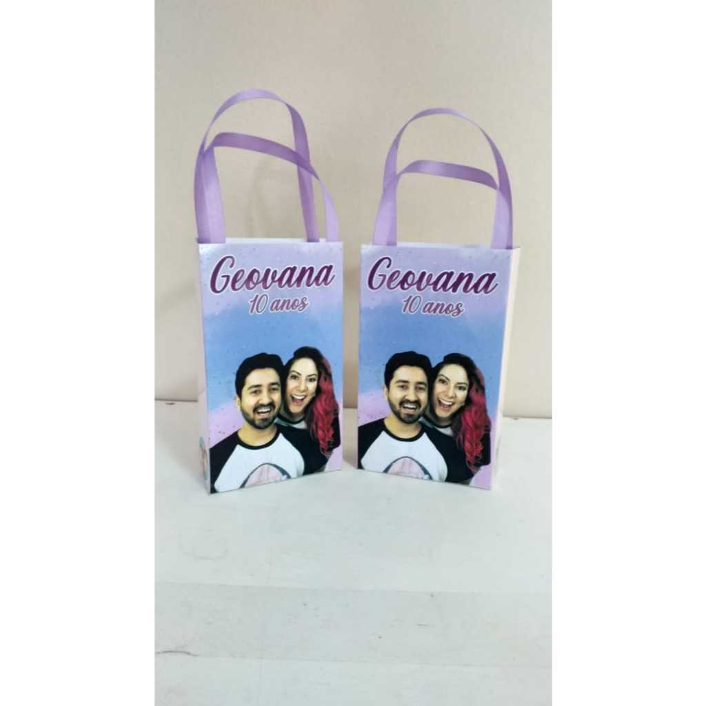 Sacolinhas Personalizadas Gabriel e Shirley para Lembrancinhas