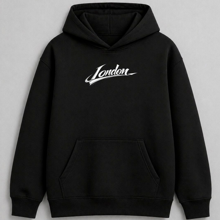 Moletom Canguro Flanelado London Masculino e Feminino Blusa de Frio Inverno Lançamento