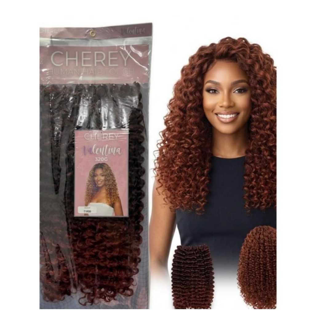 Cabelo Bio Natural Valentina 70cm 320g Crochet Braid Cherey