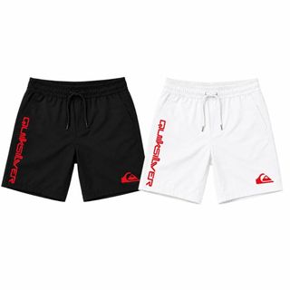 KIT 2 SHORTS QUIKSILVER BERMUDA TACTEL ELASTANO DRY FIT SURFING SKATE SURF TRAPSTAR