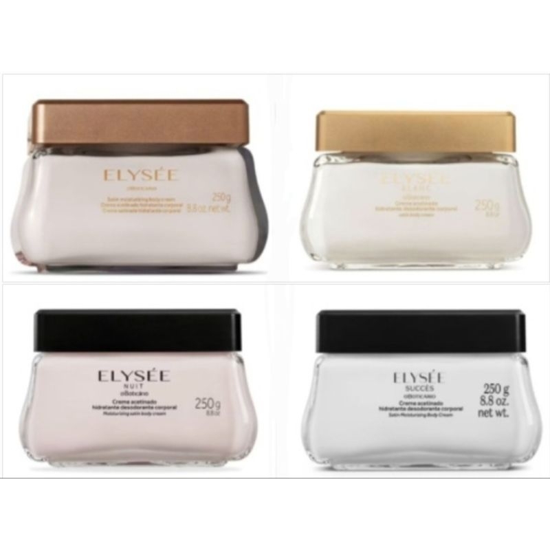 HIDRATANTE ACETINADO CREME ELYSEE CORPORAL O BOTICARIO POTE