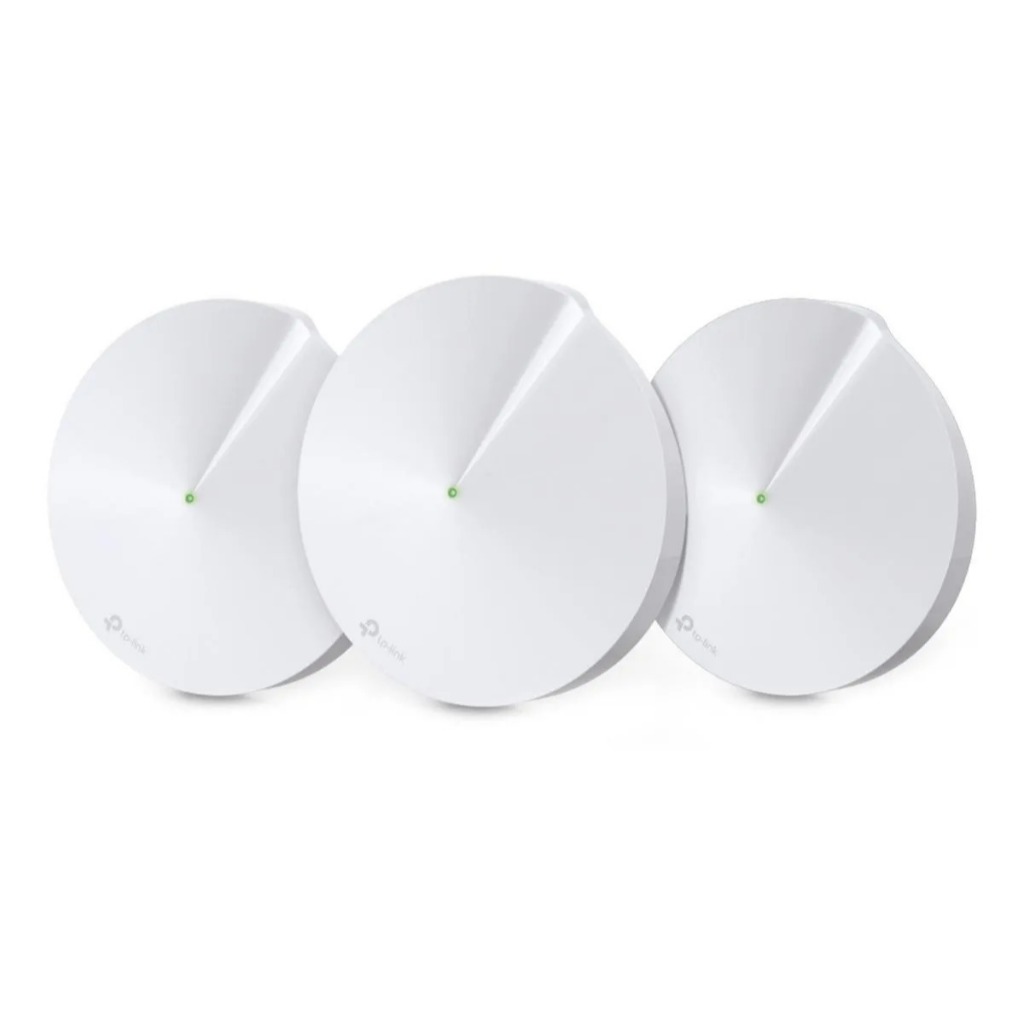 Kit 3Unid Roteador Wireless 1300MBPS Sistema Wi-fi Mesh Tp-link Deco M5 - REEMBALADO