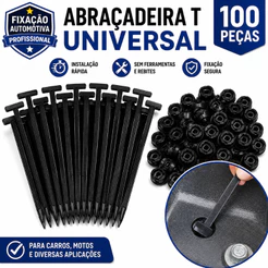 Kit 100, 150, 200, 250, 300 Presilhas Abraçadeiras Nylon Auto Travante Universal