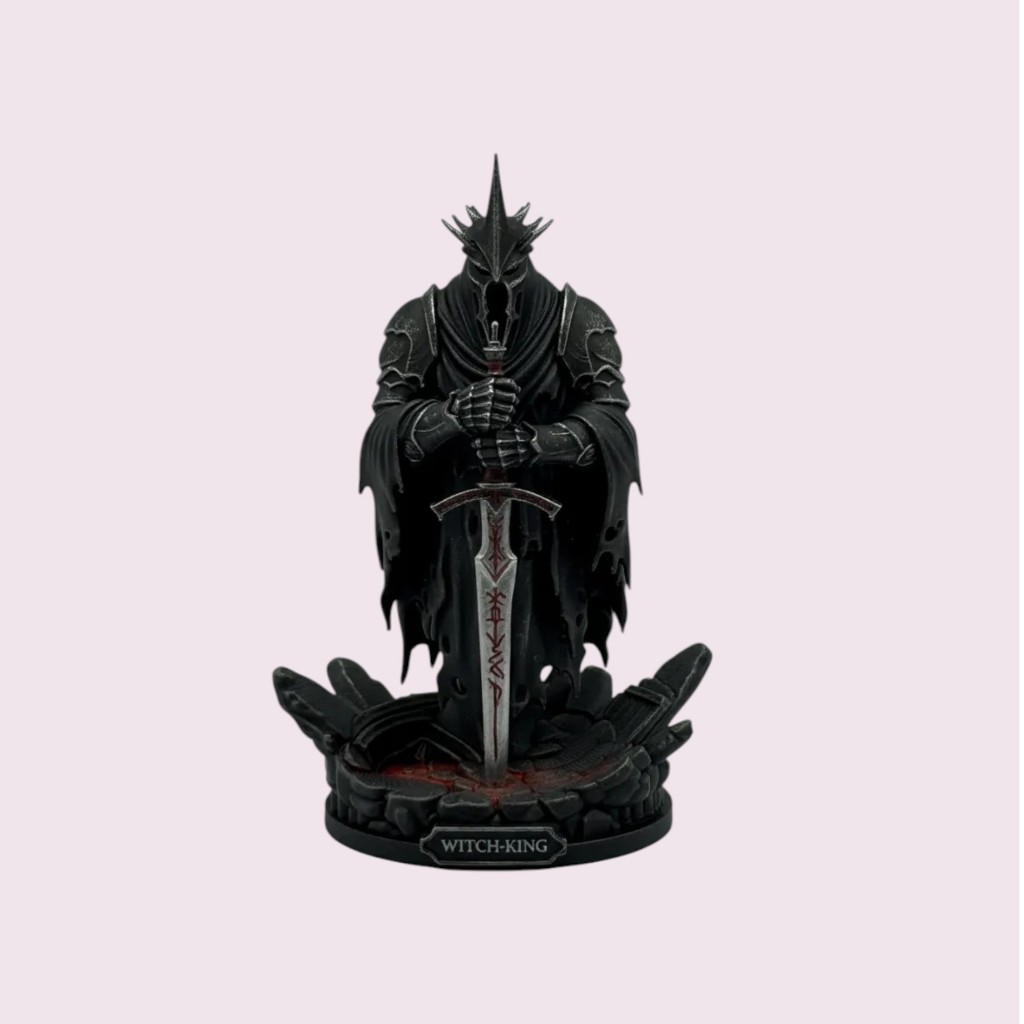Boneco Personalizado Rei bruxo de Angmar O Senhor dos Nazgûl Rei Pálido Capitão Negro O Senhor dos Anéis Geek Nerd