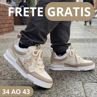 Tenis Masculino Executivos Casual Elegante Moderno Confortavel Rotina Diario