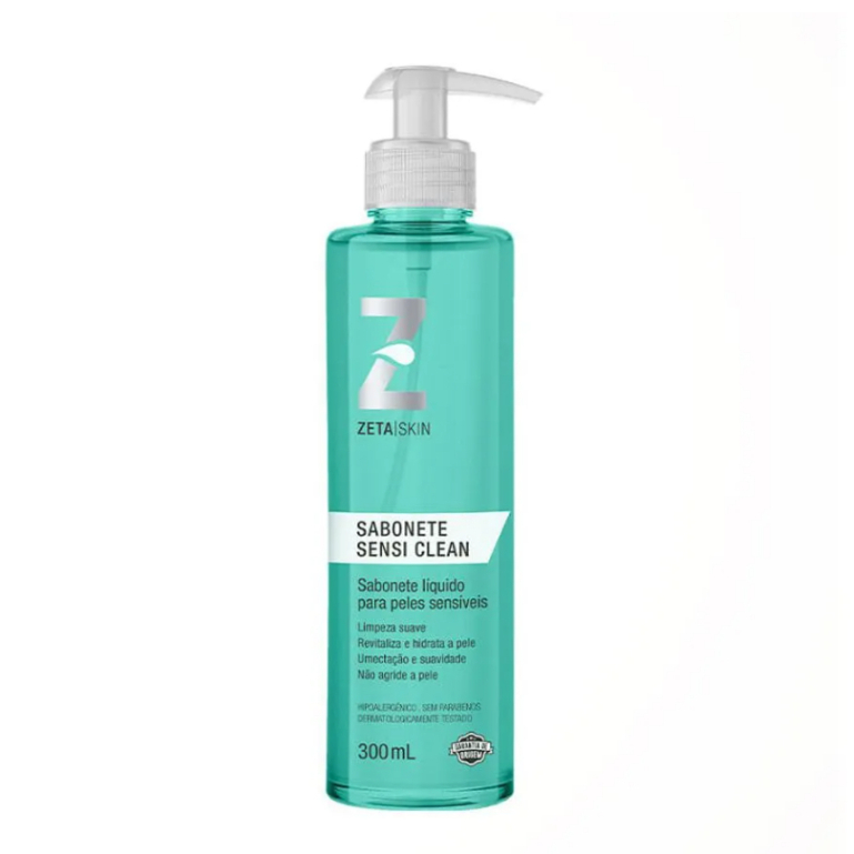 Sabonete Líquido Zeta Skin Sensi Clean Pele Sensível 300ml