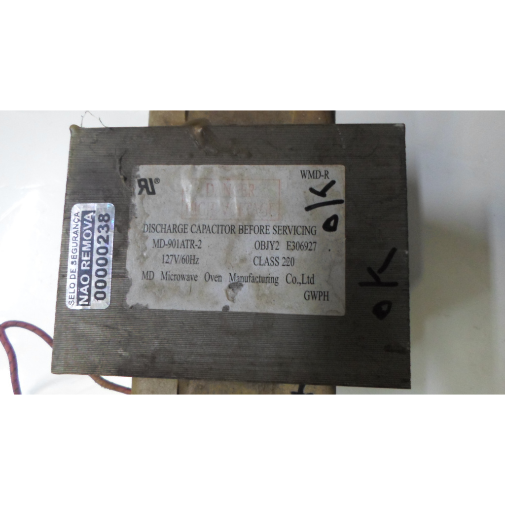 Transformador Md-901atr-2 Gwph 110v Para Microondas
