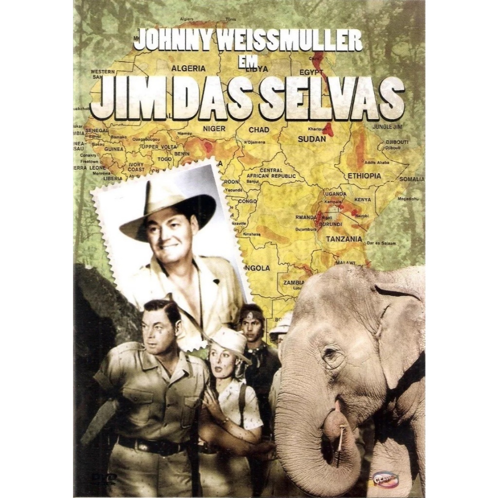 Jim das Selvas - DVD - Johnny Weissmuller - Virginia Grey