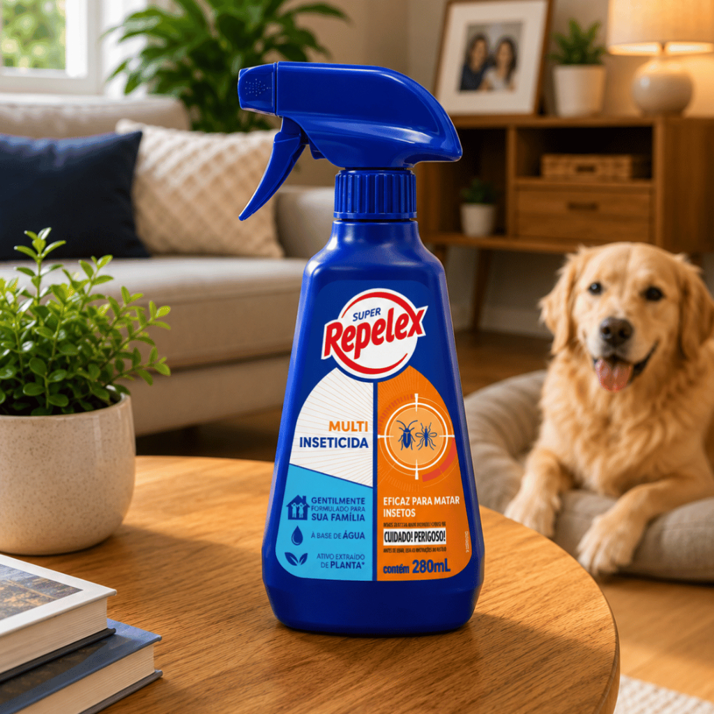 Super Repelex Inseticida Mata Insetos Formiga, Barata, Mosquitos  - À Base De Água