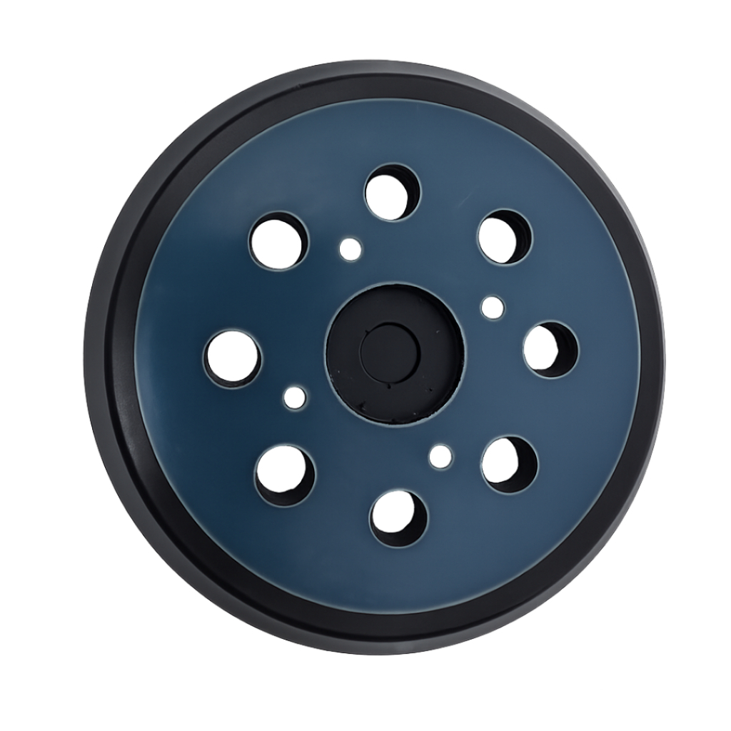 Base de Velcro 4 Furos Para Lixadeira Roto Orbital - Disco 5 Polegadas
