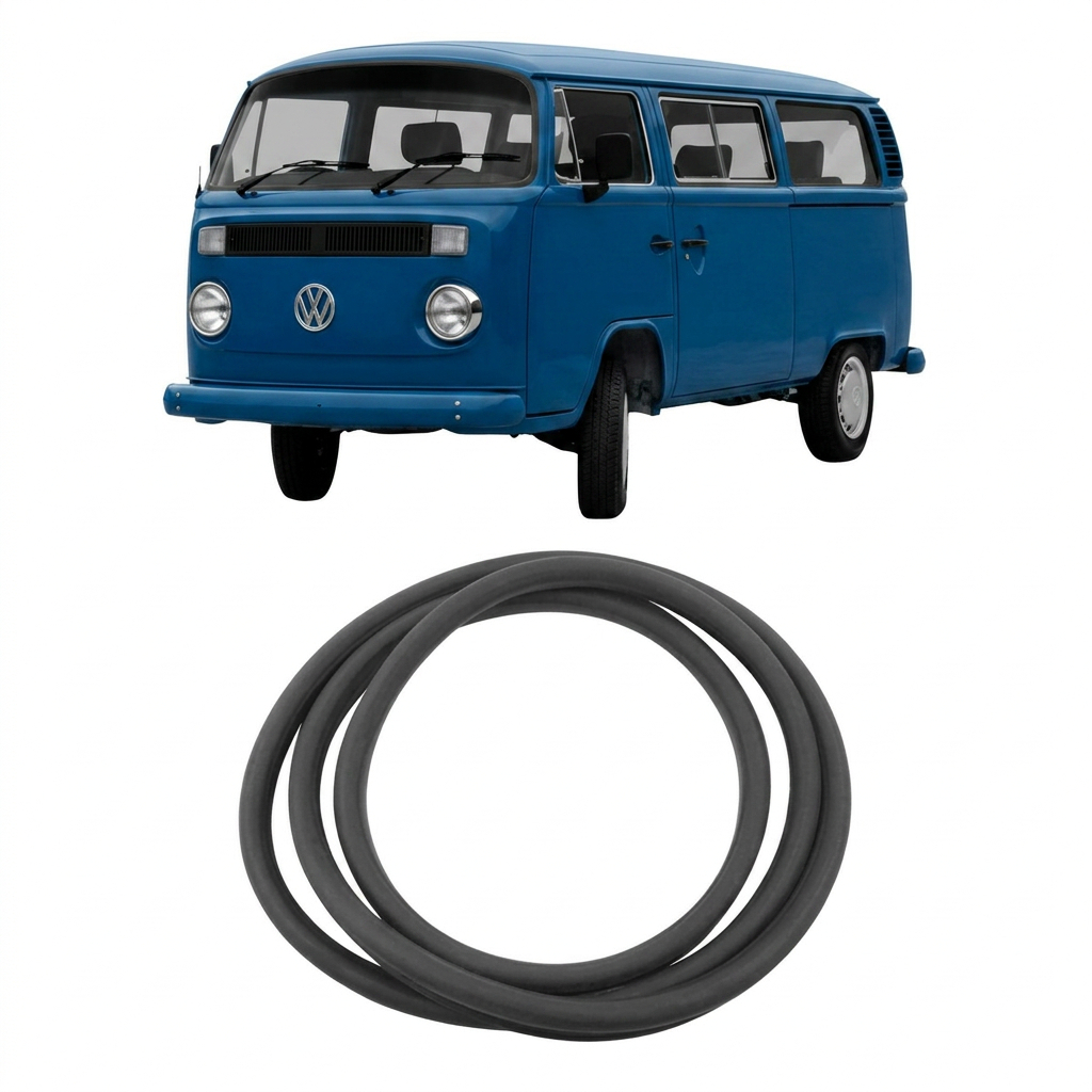 Borracha Parabrisa Kombi Clipper Carat 1974 até 2014 Premium Original