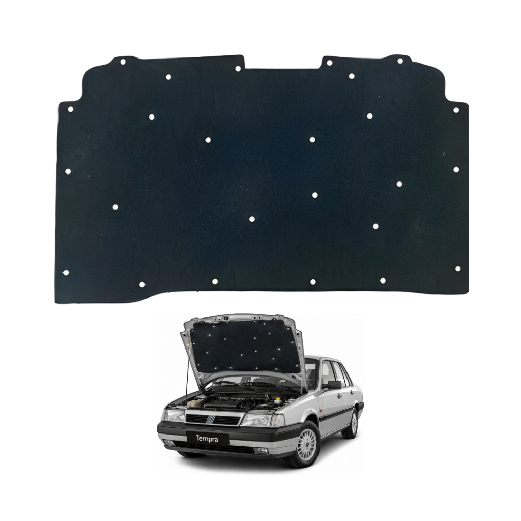 Forro Capô Fiat Tempra 1991 1992 1993 1994 1995 1996 1997 1998 Autoadesivo Grud Manta Capo Capu