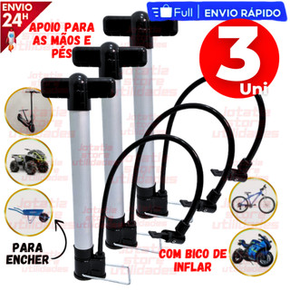 Bomba De Encher Pneu De Bike Moto Patinete Carrinho Bola Alumínio Mtb Bicicleta