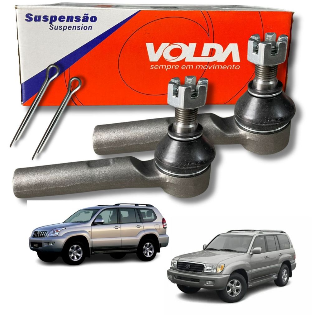Terminal De Direção Para Toyota FJ Cruiser 2007 á 2009 e Toyota Land Cruiser Prado 2002 até 2009