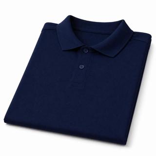 Camisa Polo Masculina Social Azul Marinho Algodão Premium Confortável Elegante e Casual