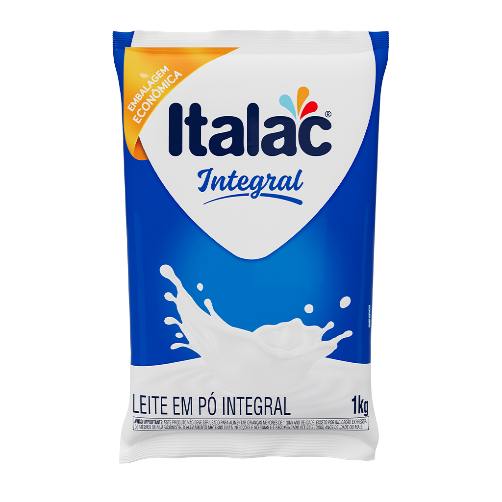 Multi-pack Leite Em Pó Integral Italac 1Kg