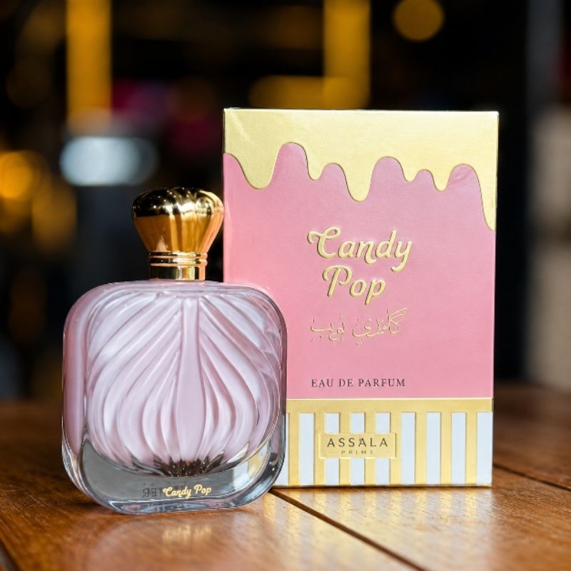 Perfume Candy Pop Assala Prime - Eau de Parfum 100ml Feminino | Caramelo, Baunilha e Almíscar Branco