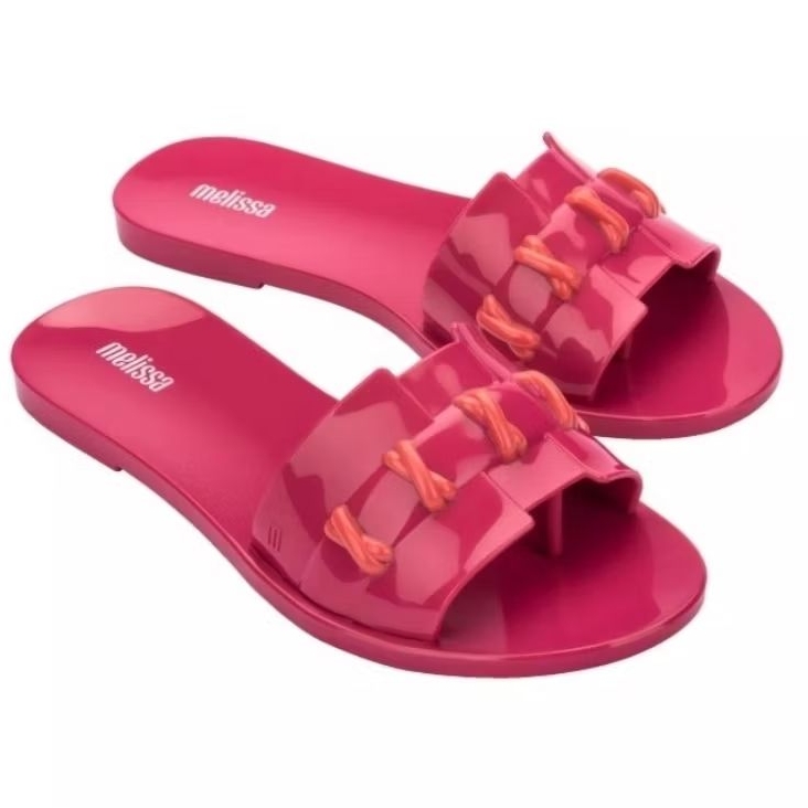 Melissa Ana Slide 33880 Rosa Pink Laranja - 100% Original.