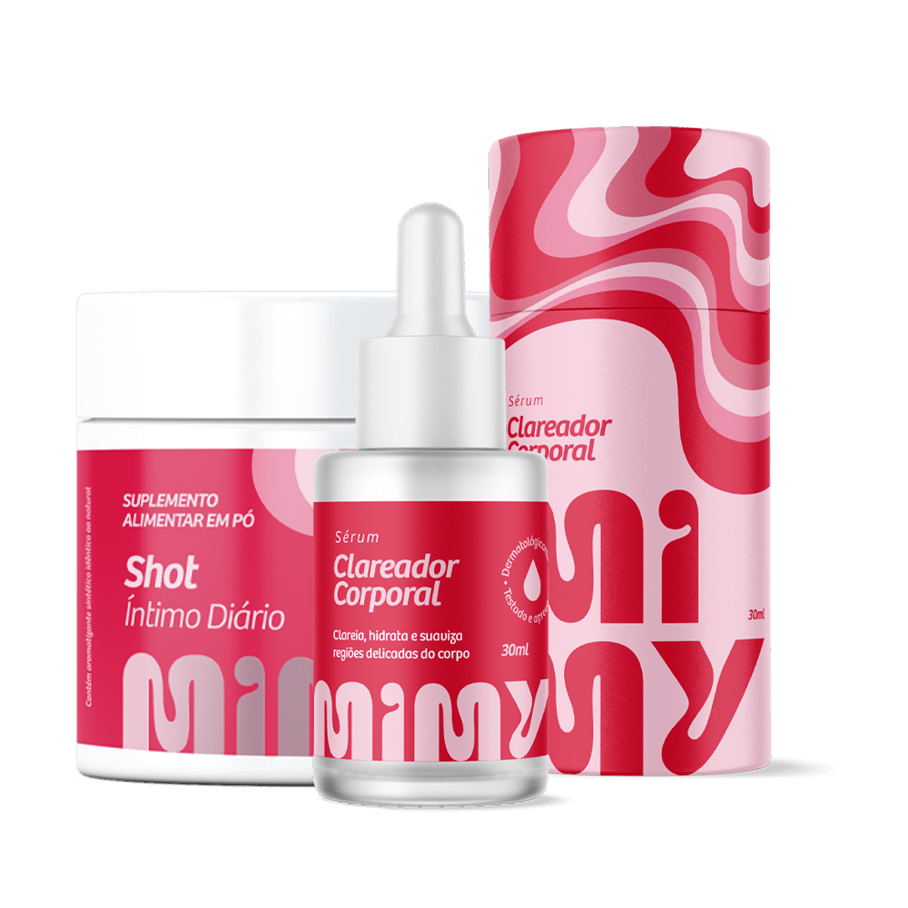 Kit Glow Da Larissinha (Shot Íntimo + Sérum Clareador Íntimo)
