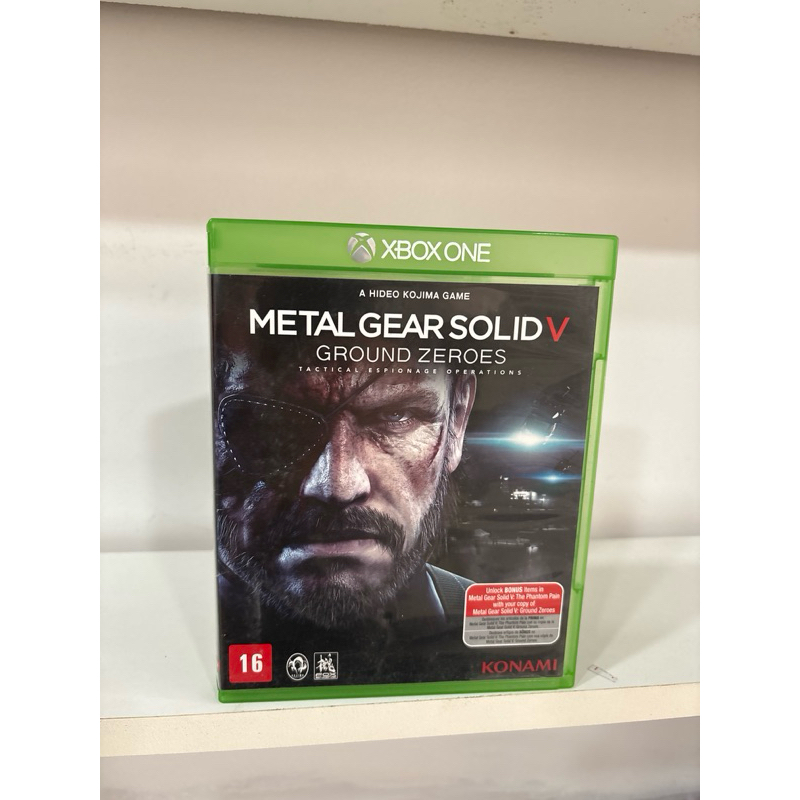 Metal m Gear Solid V Ground Zeroes Xbox one Original mídia física