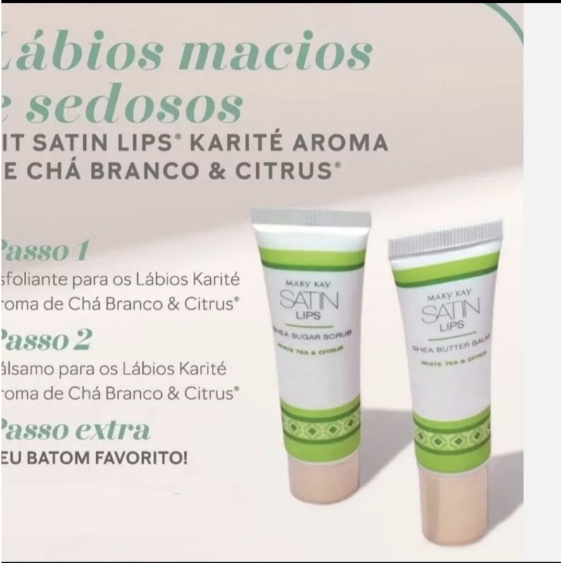 Kit Lábios de Seda - Esfoliante e Baume para Lábios Mary Kay - Suaviza e Revitaliza com Esfoliação Suave.