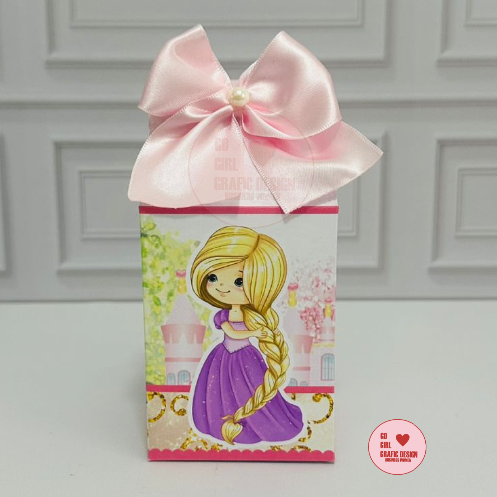 PEGUE E MONTE - Kit Caixinhas Milk Personalizada - Lembrancinhas de Festa Princesas Disney FAZEMOS EM TODOS OS TEMAS