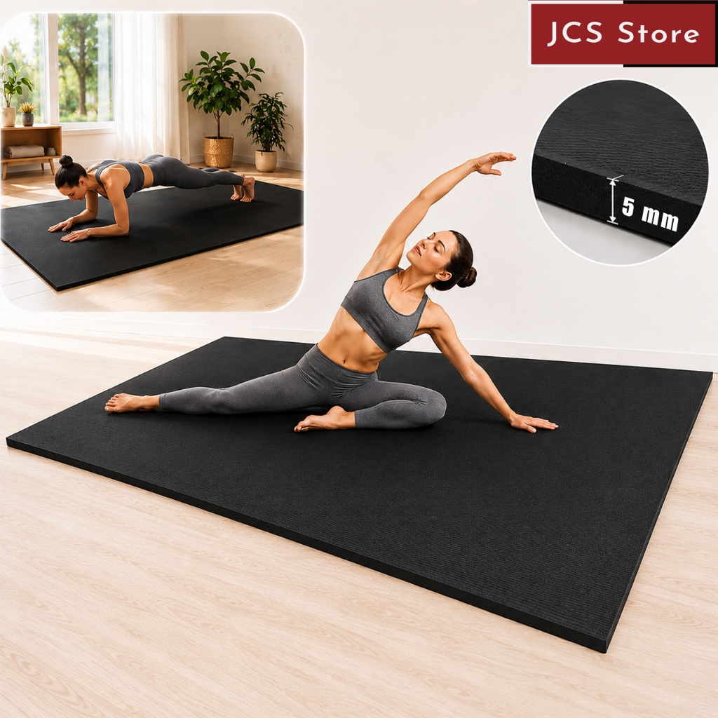 Tapete Yoga EVA 2,30×1,20m 5mm Antiderrapante