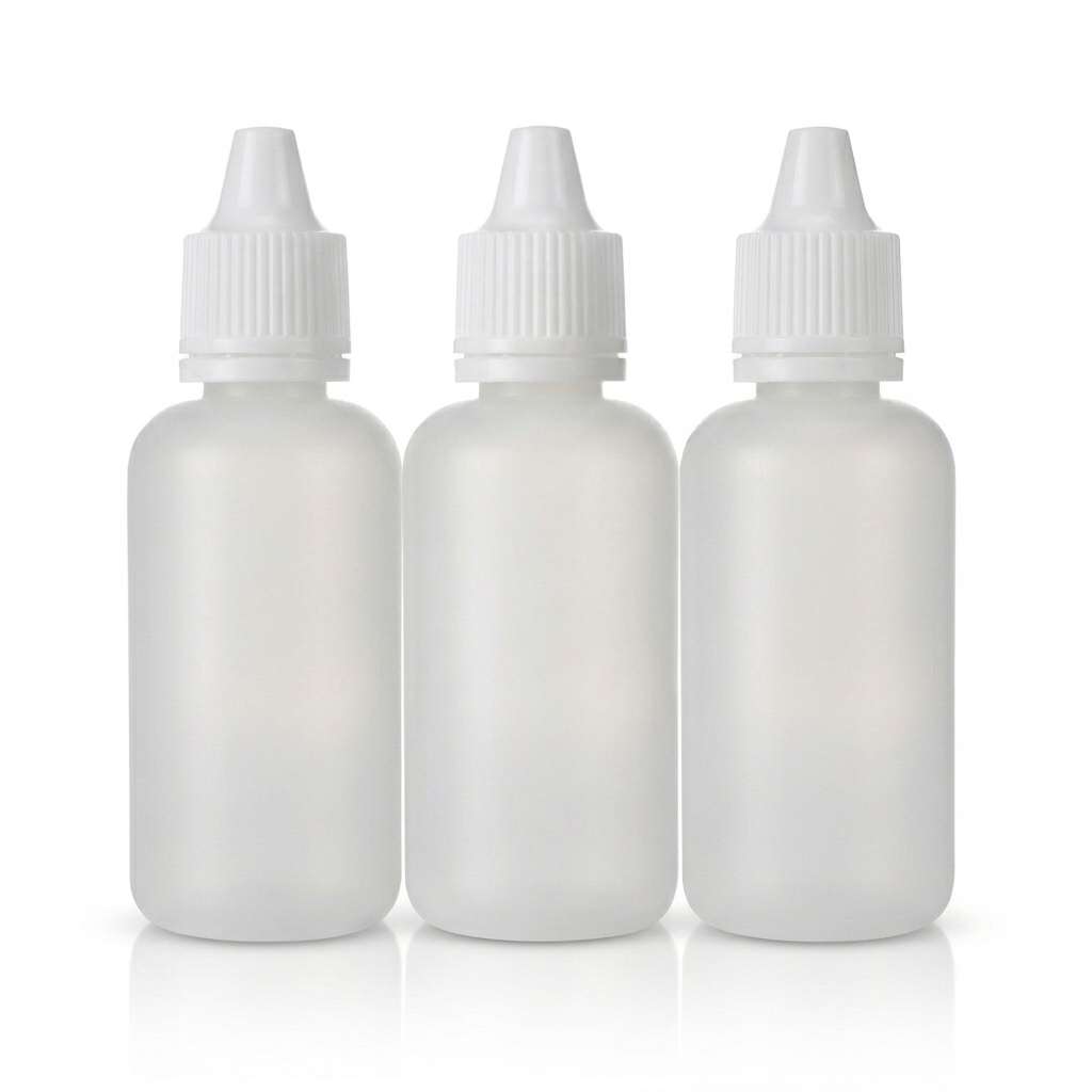 Frasco Plastico Conta Gotas - 20 Ml - 2000un - Tampa Lacre