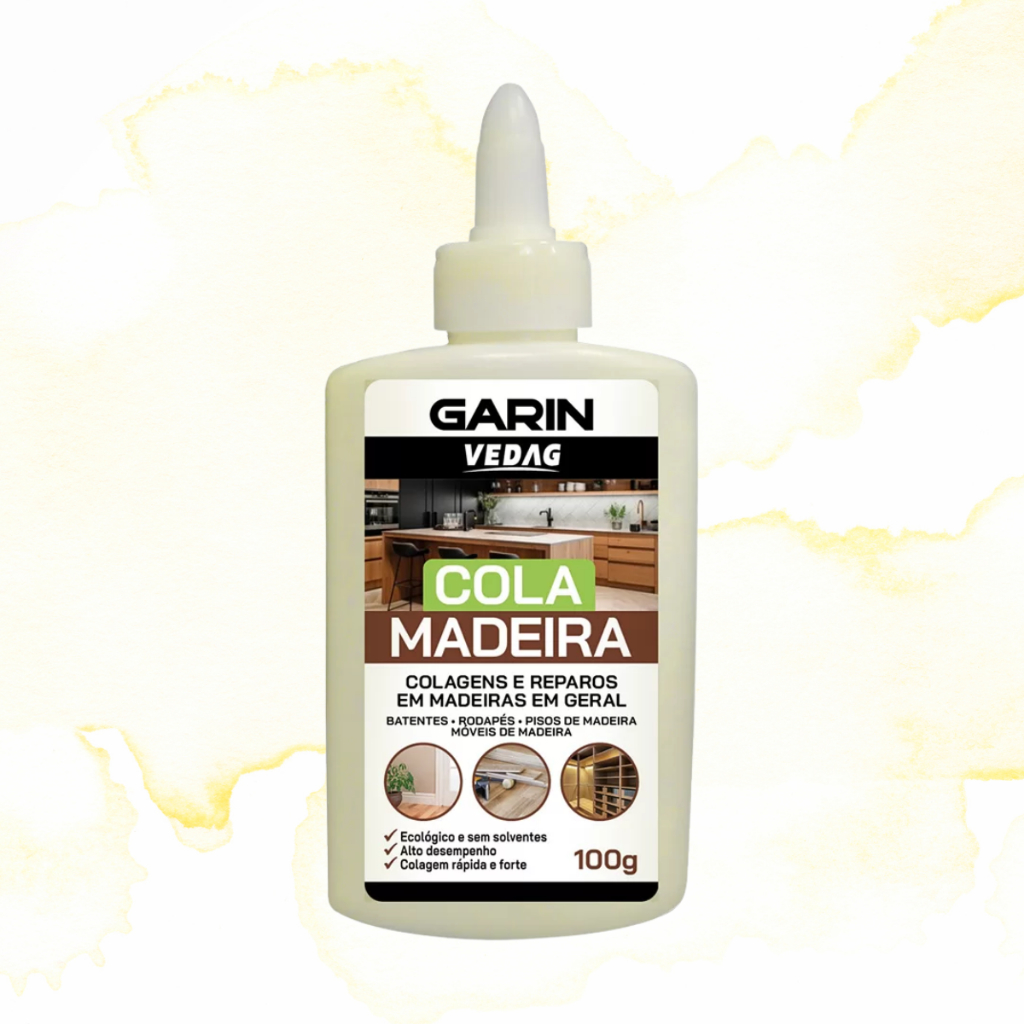 Cola Madeira - Móveis e Pisos De Madeira Rodapé Batente - Garin 100g
