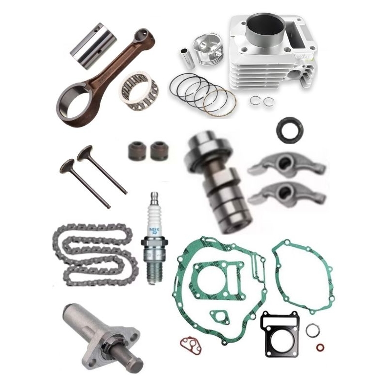 kit Motor Cilindro Completo Biela Junta Válvulas Ybr125 XTZ 125