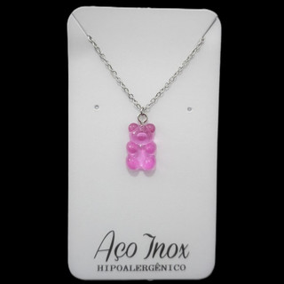 Colar Aço Inox Pingente Fofo Delicado Colar aço inoxidavel Charms Pingentes Gargantilha Aço Inox