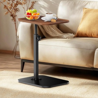 Mesa lateral ajustável, aparador lateral de sofá, mesa de chá, mesa de cabeceira, prateleira de …