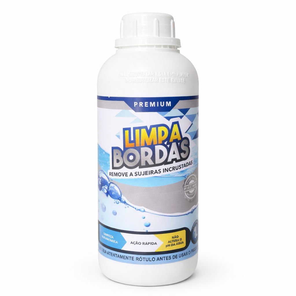Limpa Bordas Piscina Sem Espuma Limpeza Detergente