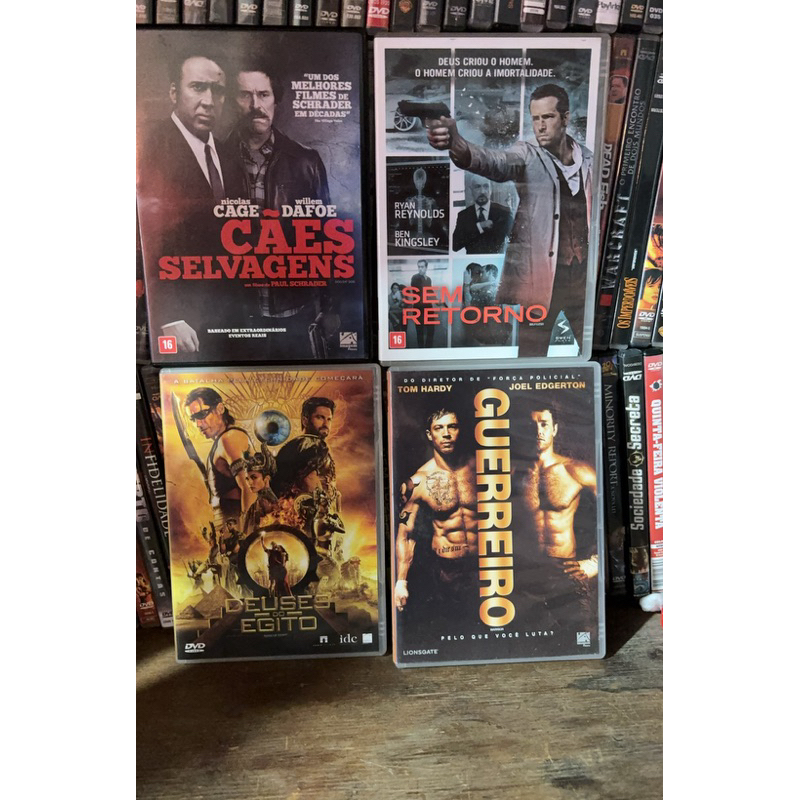 dvd 4 por 25 deuse do Egito guerreiro e outros